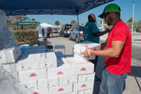 Providing Emergency Meals for Hurricane Victims - During a Hurricane!