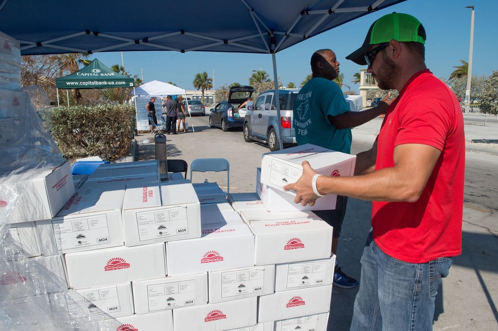 Supply distribution point in Key West, FL