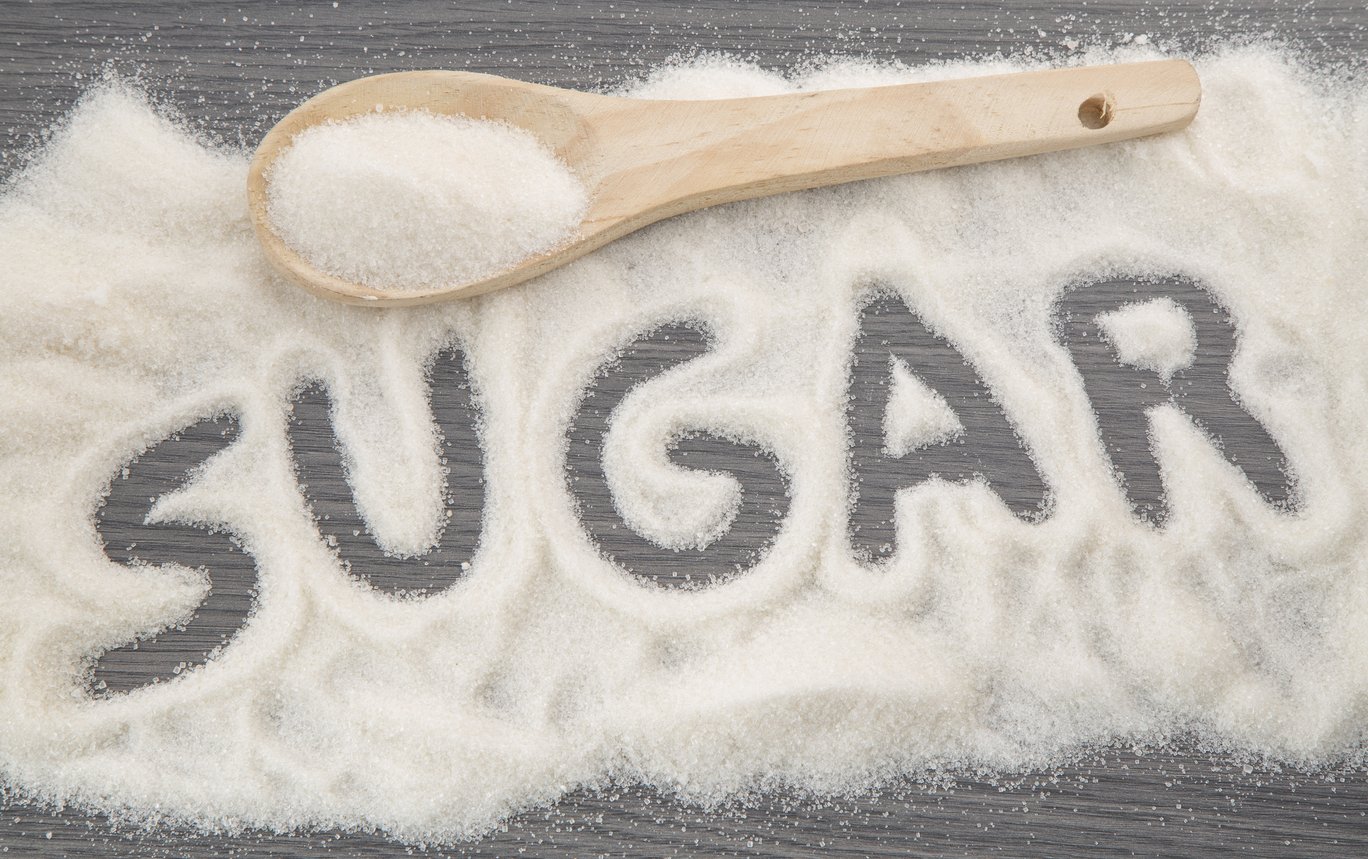 Сахар с надписью сахар